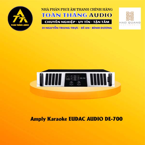 Amply Karaoke EUDAC AUDIO DE-700 Chính Hãng | Toàn Thắng Audio