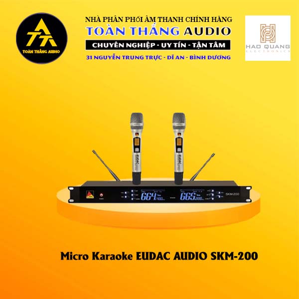 Micro Karaoke EUDAC AUDIO SKM-200 | Toàn Thắng Audio