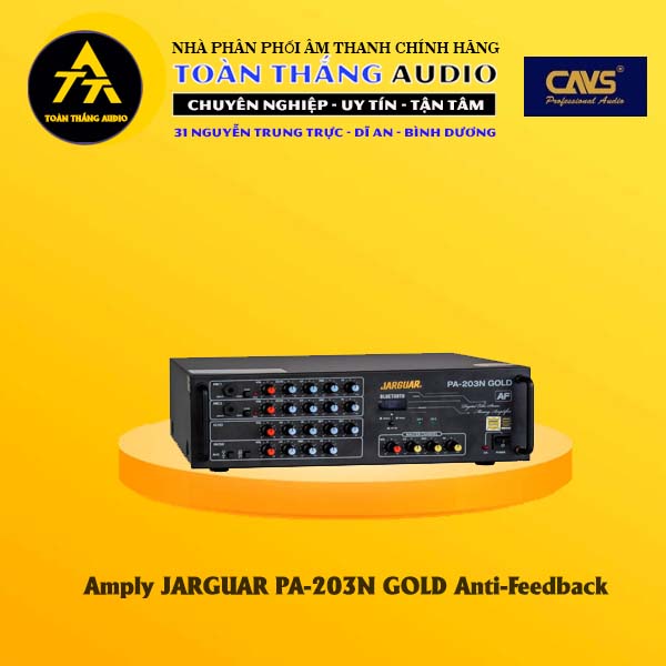 Amply JARGUAR PA-203N GOLD Anti-Feedback | Toàn Thắng Audio